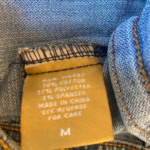 Jou Jou Stylish Blue Denim Kids Jacket with Stud Accents, Size M Kids - Picture 8 of 8